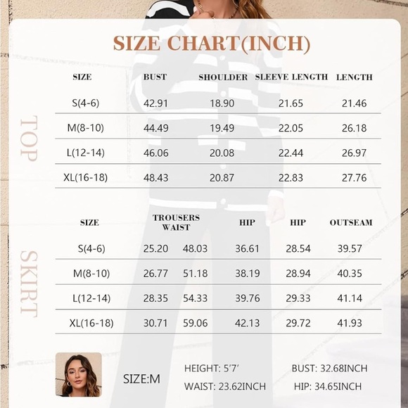 Viottiset Tan & Black Striped Lounge 2 Piece Set XL Button Top & Wide Leg Pants - Picture 8 of 10